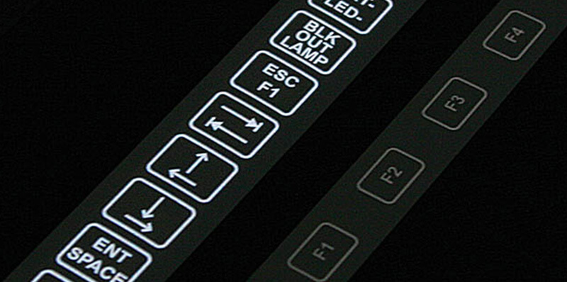 Slider clavier membrane - Exemple 2